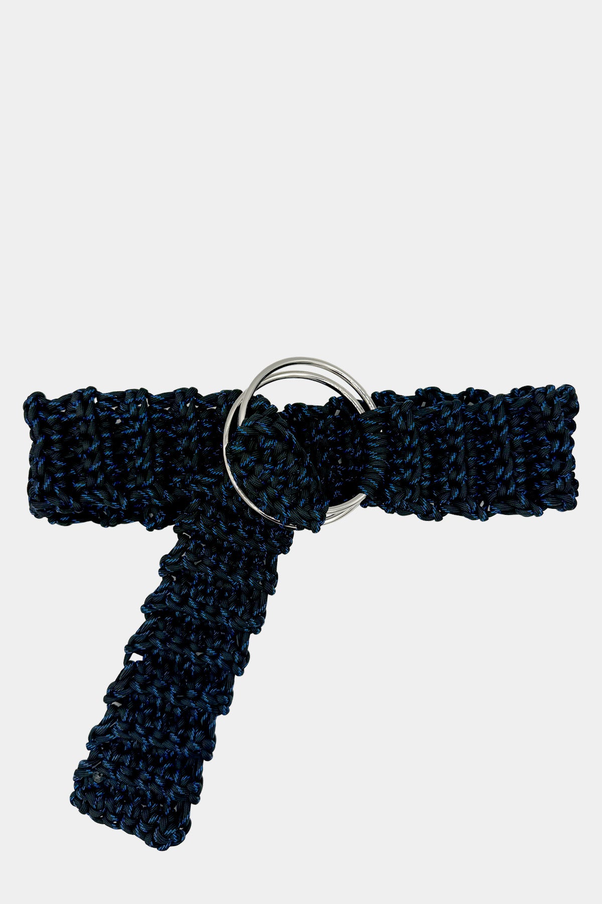 Blue & Black XL O-Ring Paracord Belt