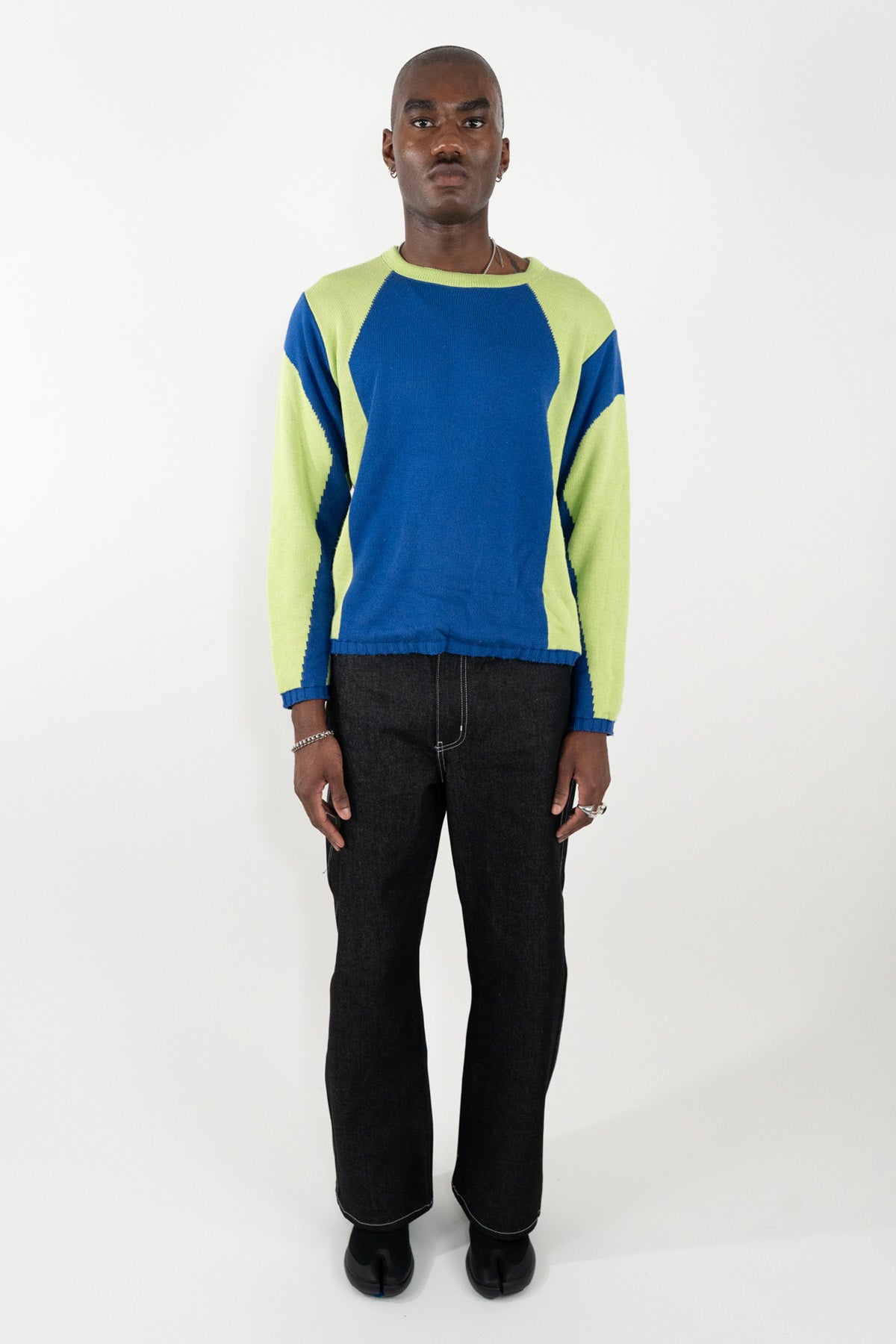 Cobalt Racer Sweater