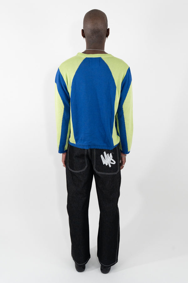 Cobalt Racer Sweater