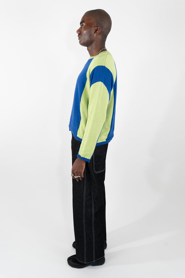 Cobalt Racer Sweater