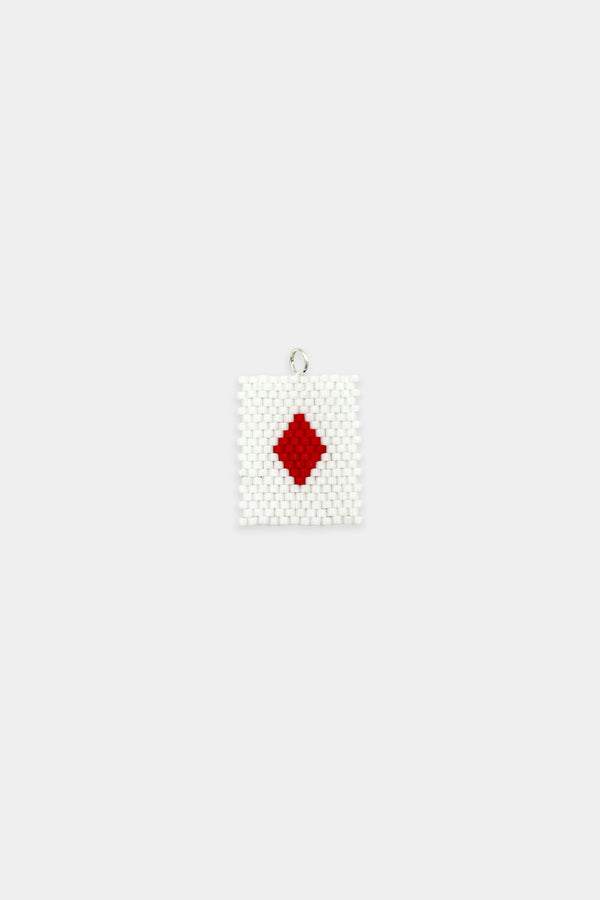 Diamond Card Charm