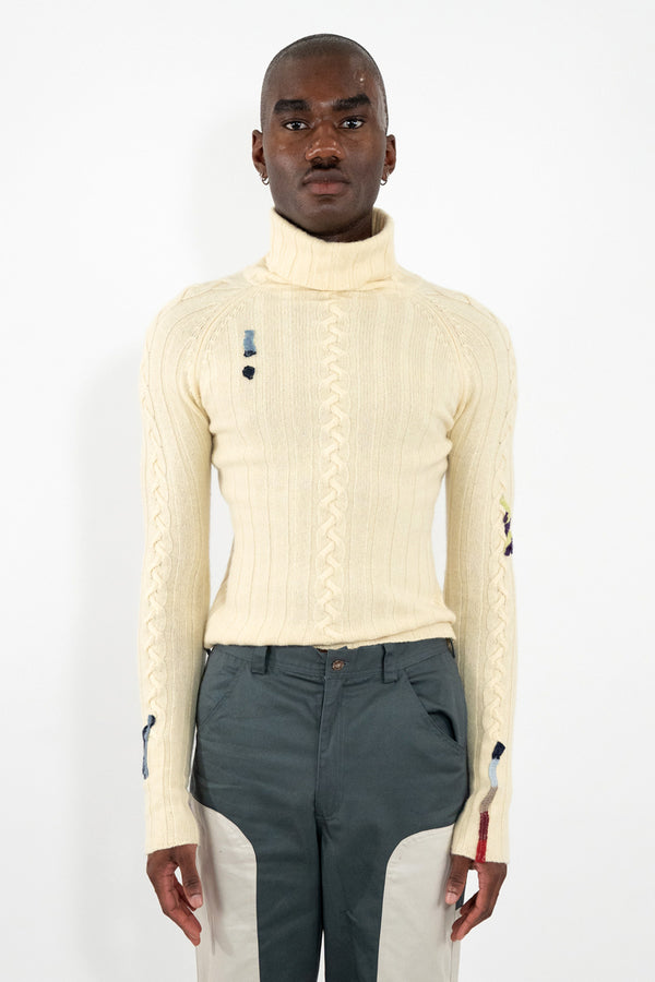 Yellow Exclamation Point Turtleneck