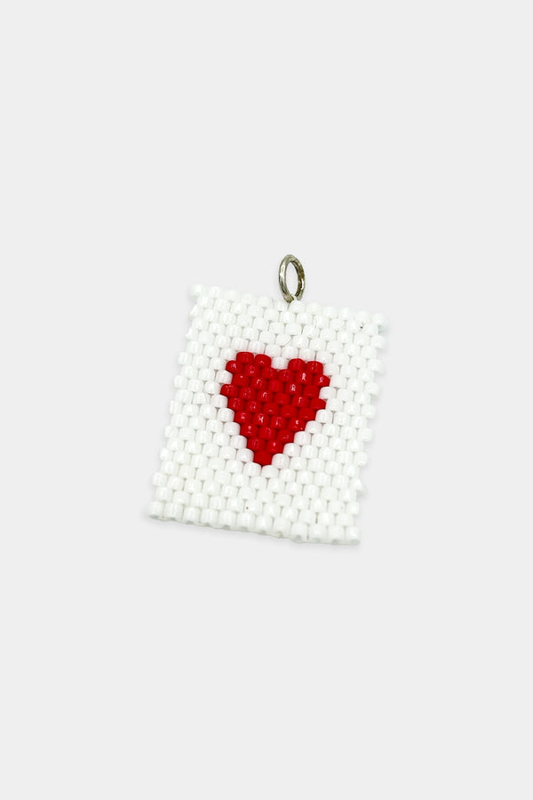 Heart Card Charm