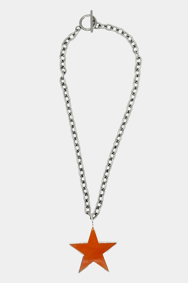 Orange Star Necklace