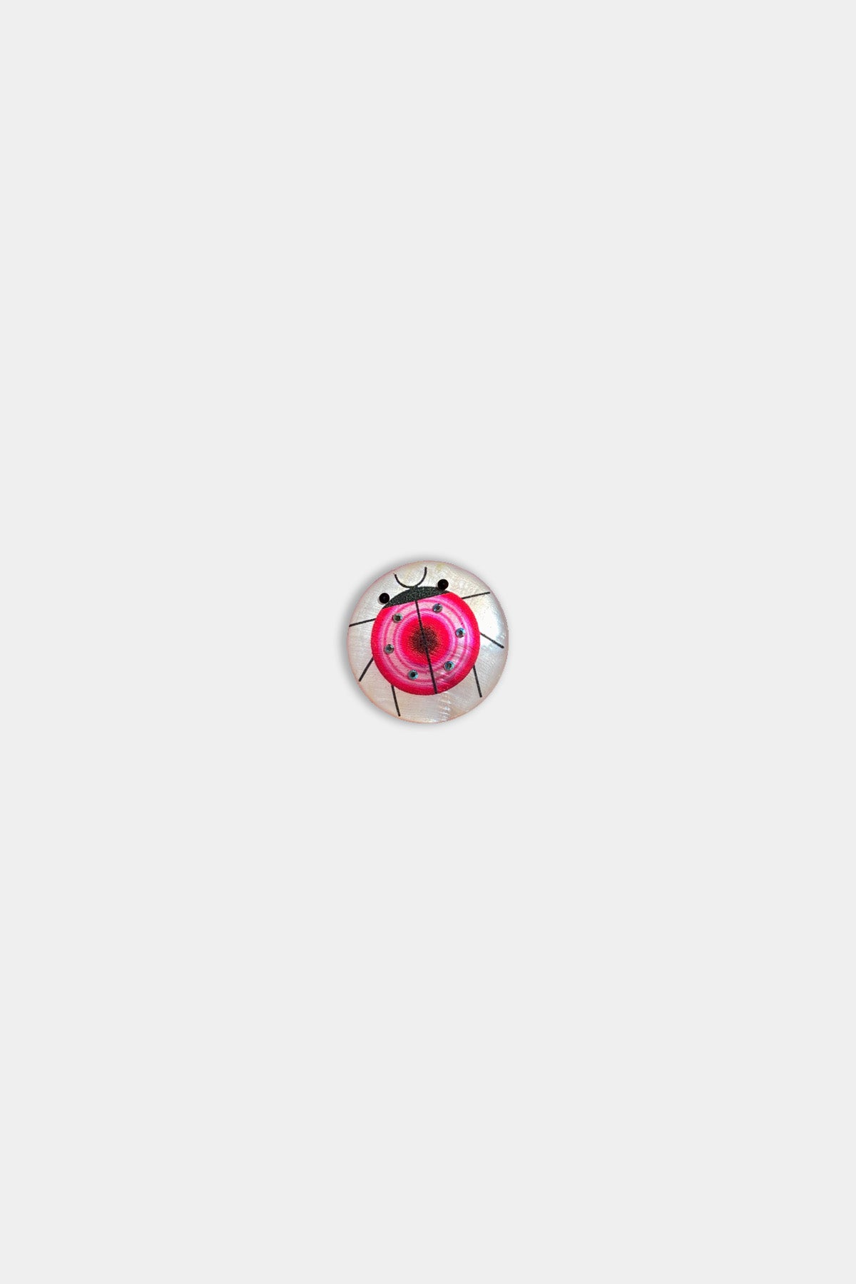 Pink Bug Pin