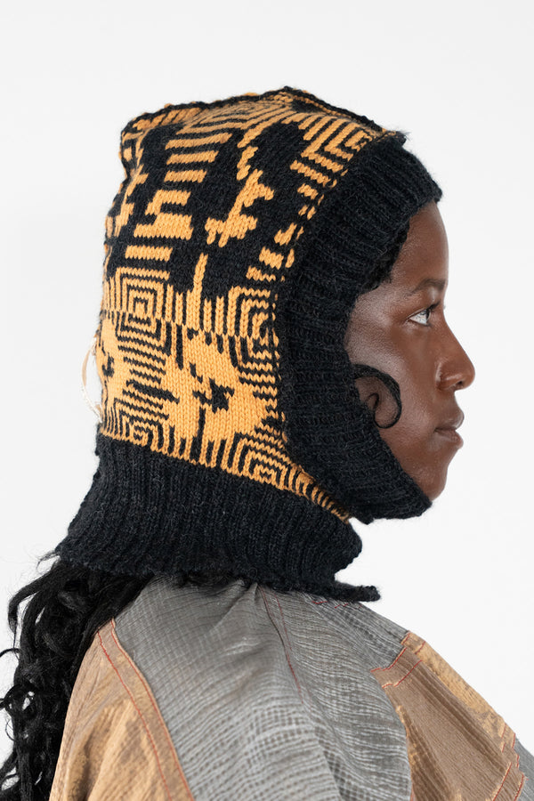 Yellow & Black Balaclava